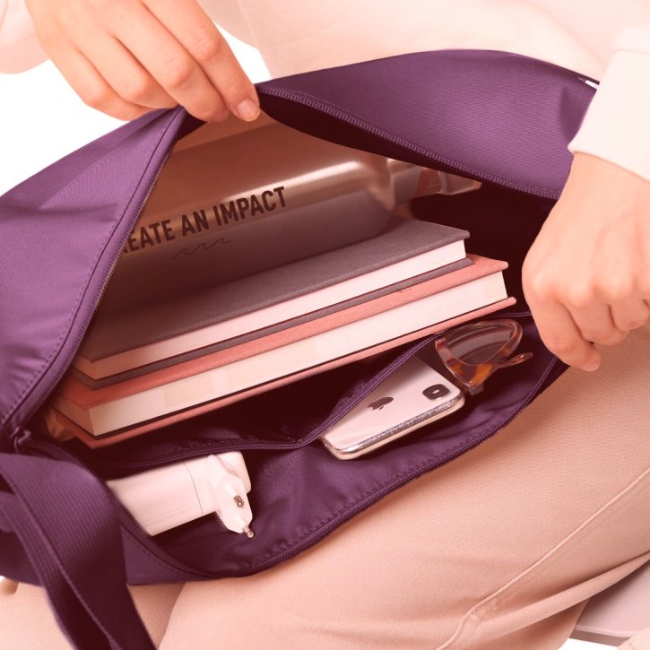 GOTBAG. Moon Bag large monochrome kraken